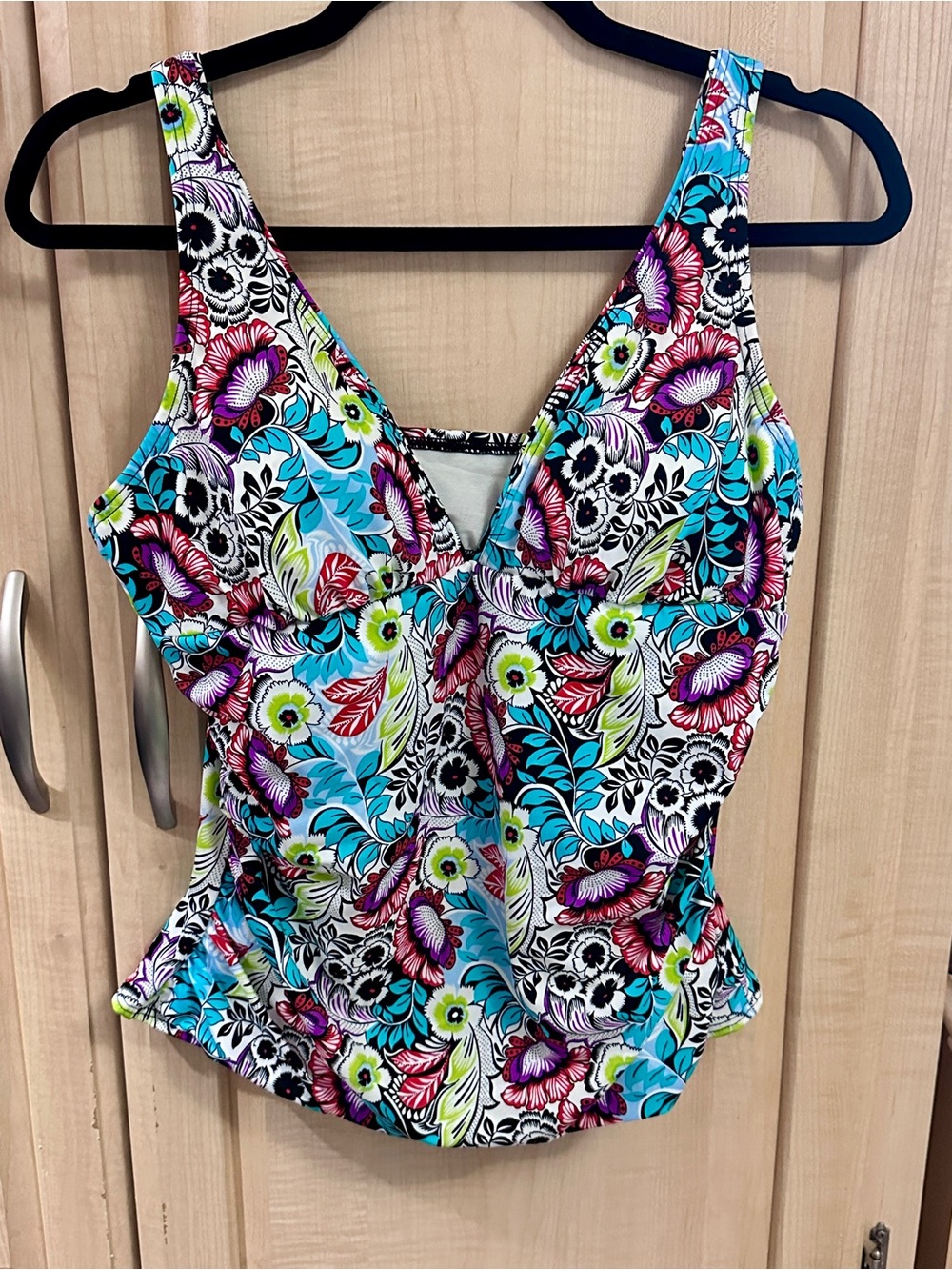 Floral Padded Swim Top
